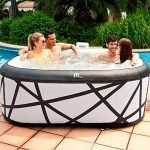 MSPA Soho Hot Tub, BOLD LOOKING Square Inflatable Spa