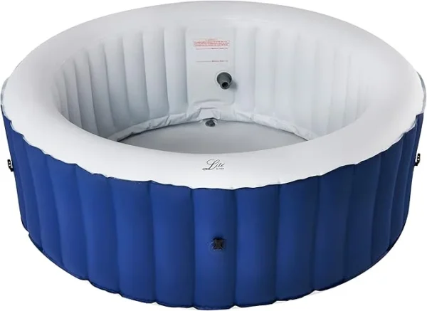 Mspa Round 6 Person AirJet Massage Inflatable Hot Tub Spa