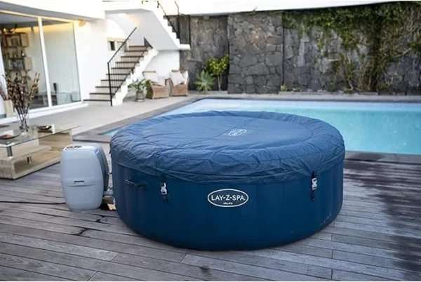 Lay-Z-Spa Milan Airjet Plus Inflatable Hot Tub, 6 Person