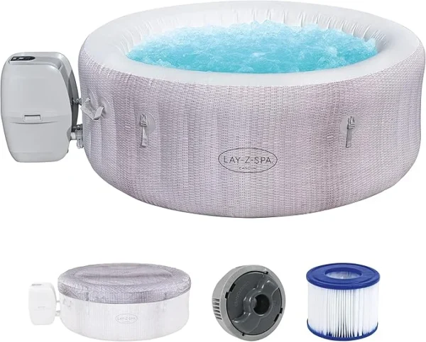 Lay-Z-Spa Cancun Signature AirJet Inflatable Hot Tub Spa 2-4 person