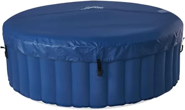 Mspa Round 6 Person AirJet Massage Inflatable Hot Tub Spa