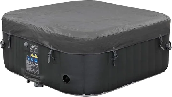 Arebos Whirlpool Florence square Inflatable hot tub