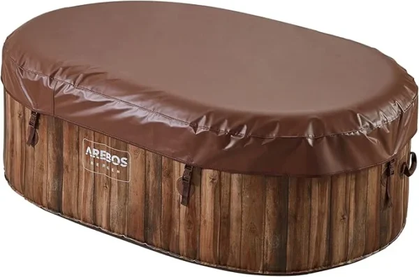 AREBOS Whirlpool Bergen oval inflatbale ho tub spa