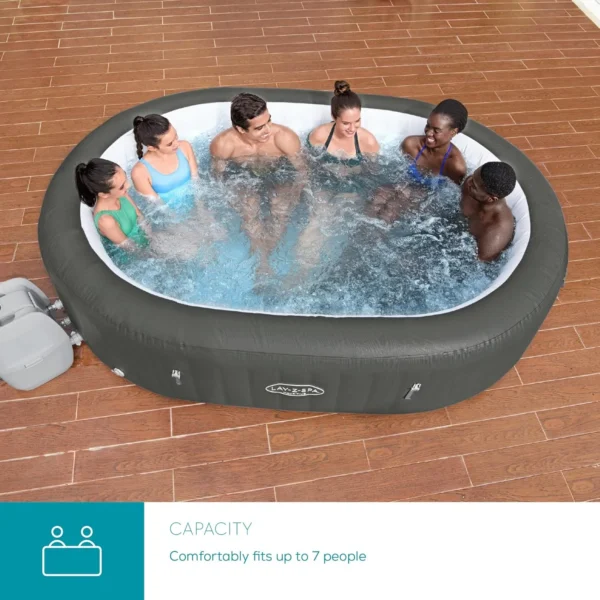 Lay-Z-Spa Mauritius AirJet Massage System Inflatable Hot Tub